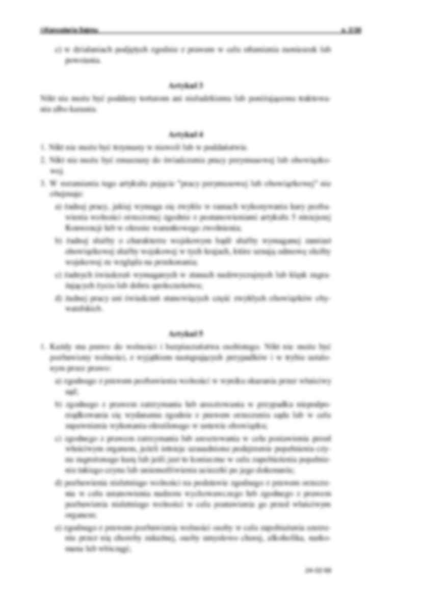 Konwencja o ochronia PC i podstawowych wolności - strona 2