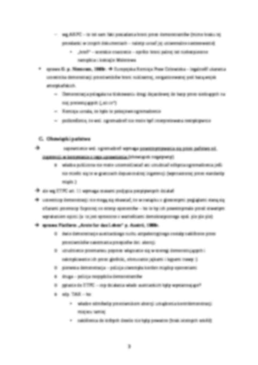 Wolność pokojowych zgromadzeń i zrzeszania się - strona 3