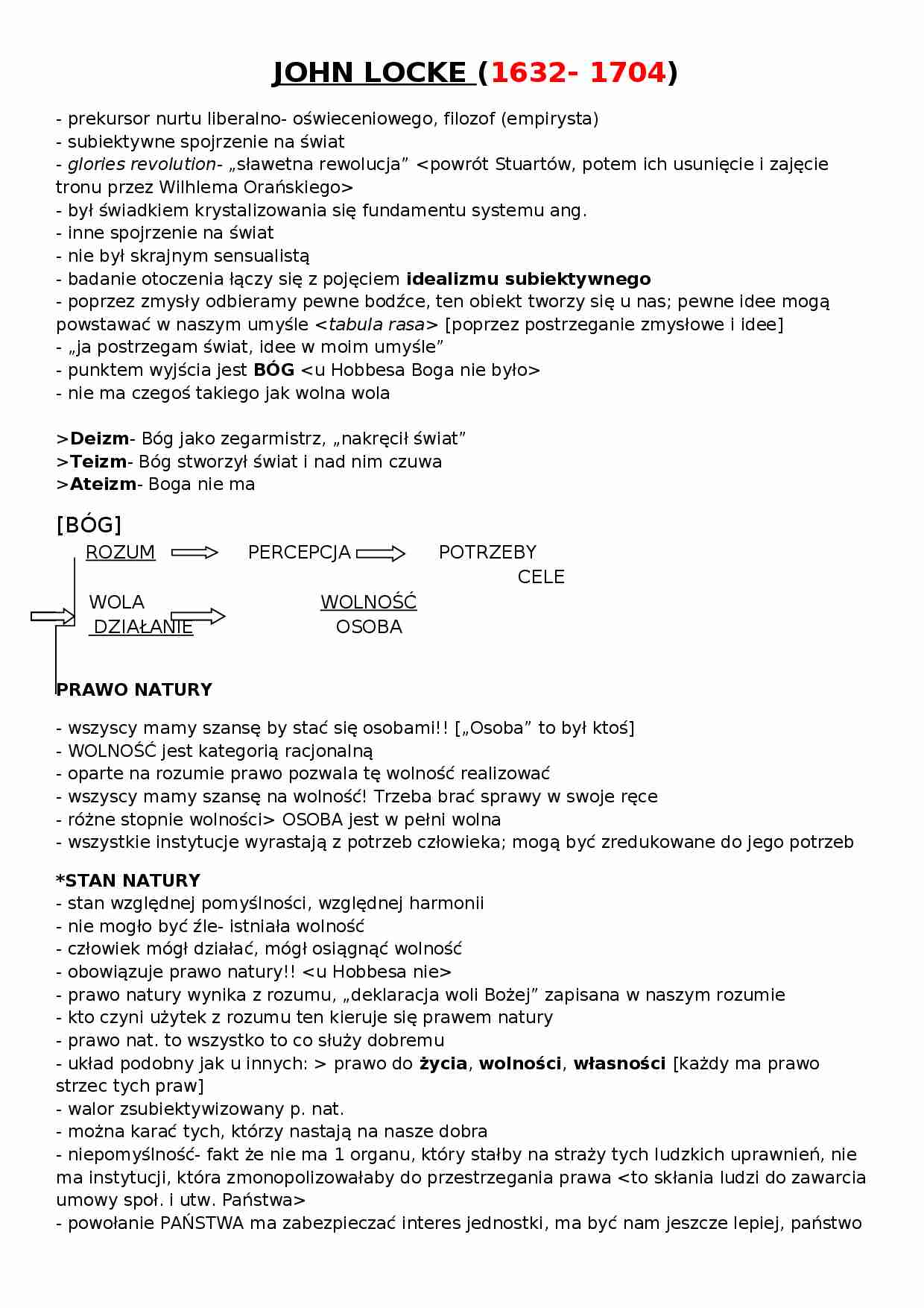 John Locke - wiadomości - strona 1