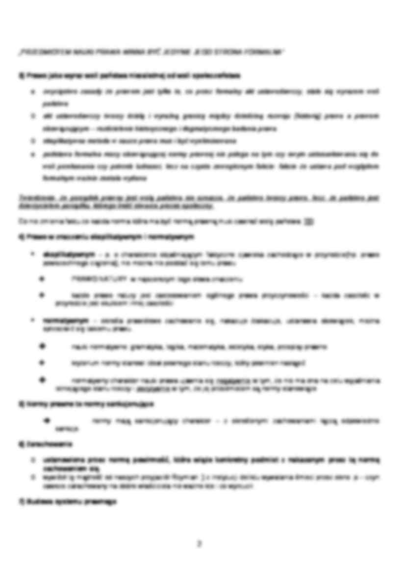 Normatywistyczna teoria prawa i państwa - strona 2