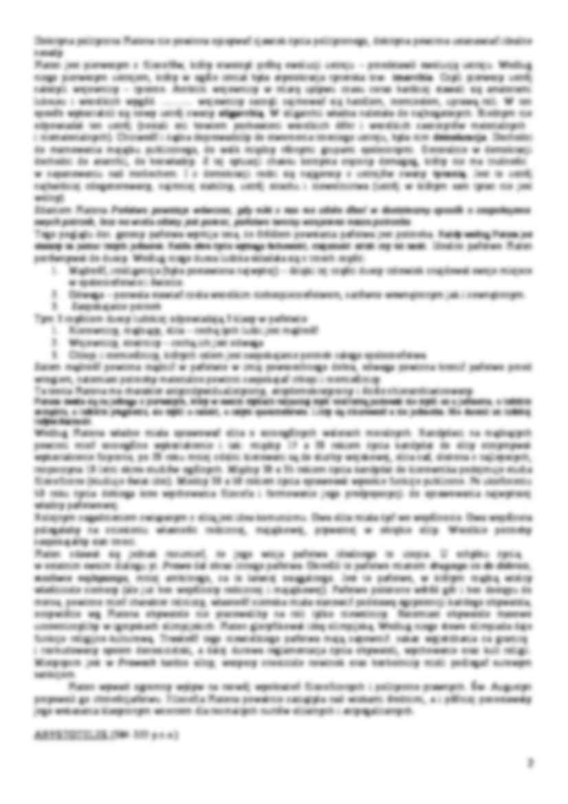Notatki z wykładu - Historia doktryn politycznych i prawnych - strona 2