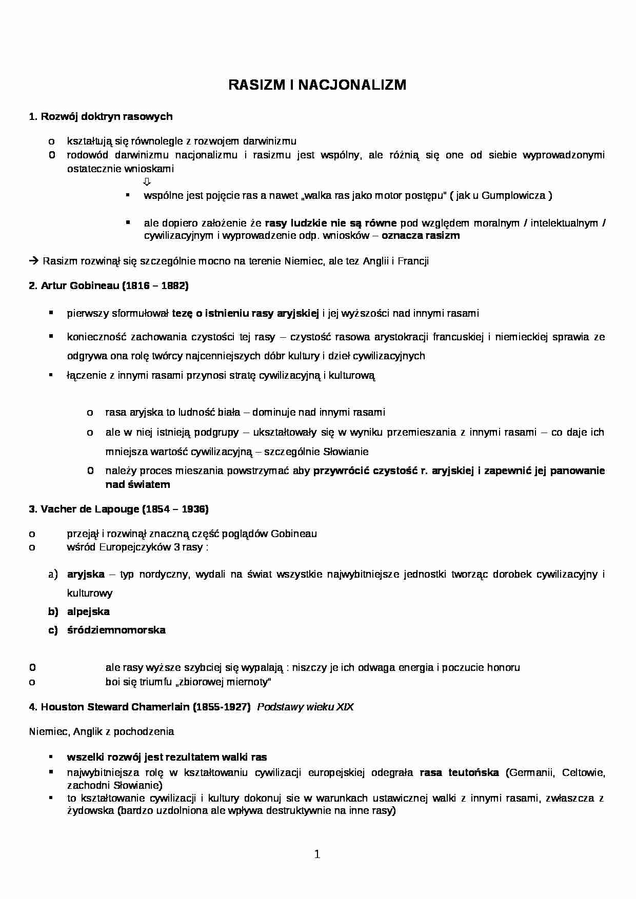 Rasizm i nacjonalizm - strona 1