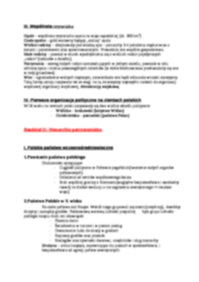 Historia państwa i prawa polskiego - skrypt IV części - strona 2