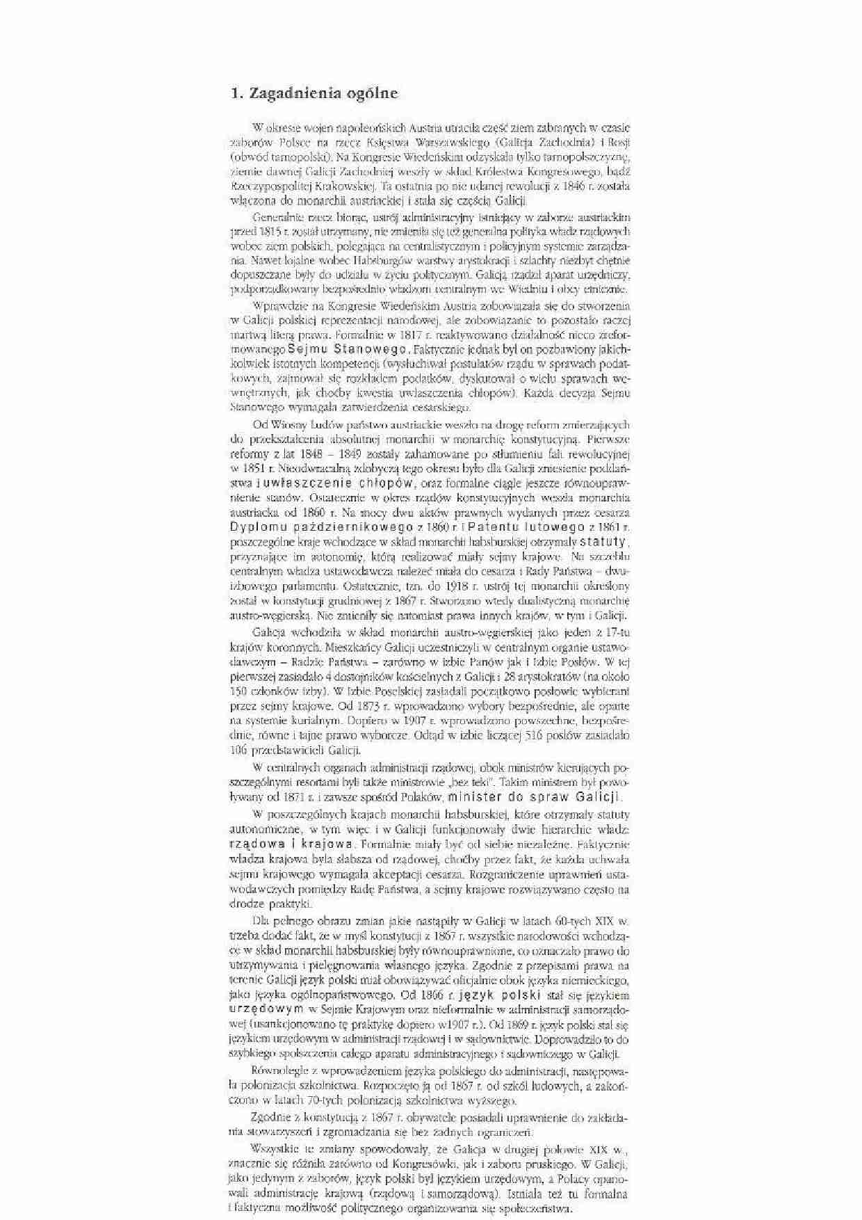 Polska pod zaborami(Galicja) - strona 1