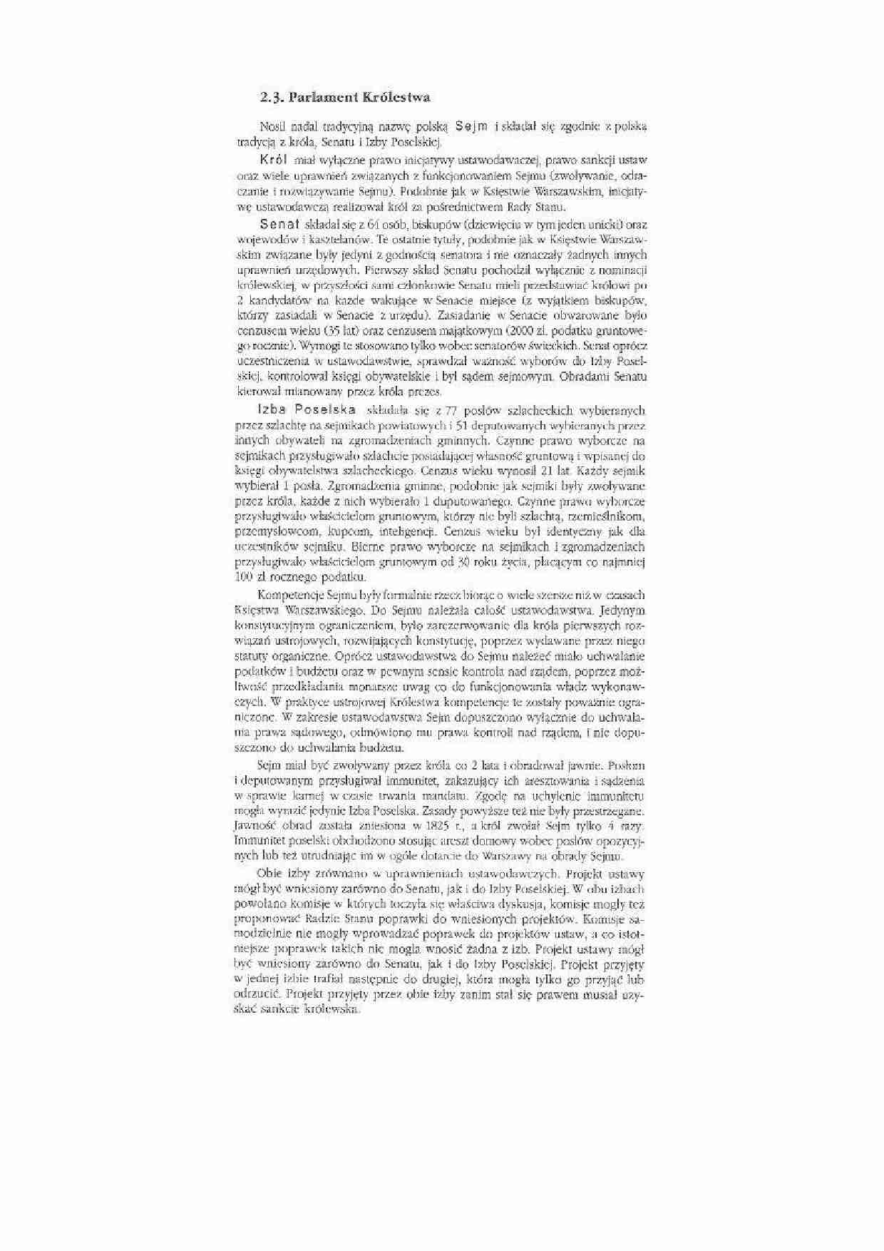 Polska pod zaborami - parlament - strona 1