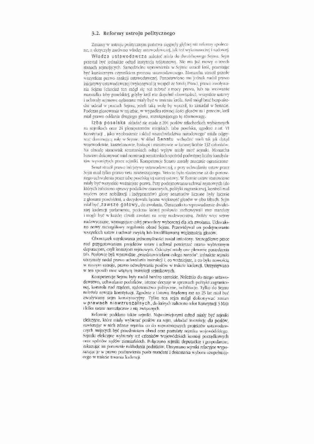 Reformy ustroju politycznego. - strona 1