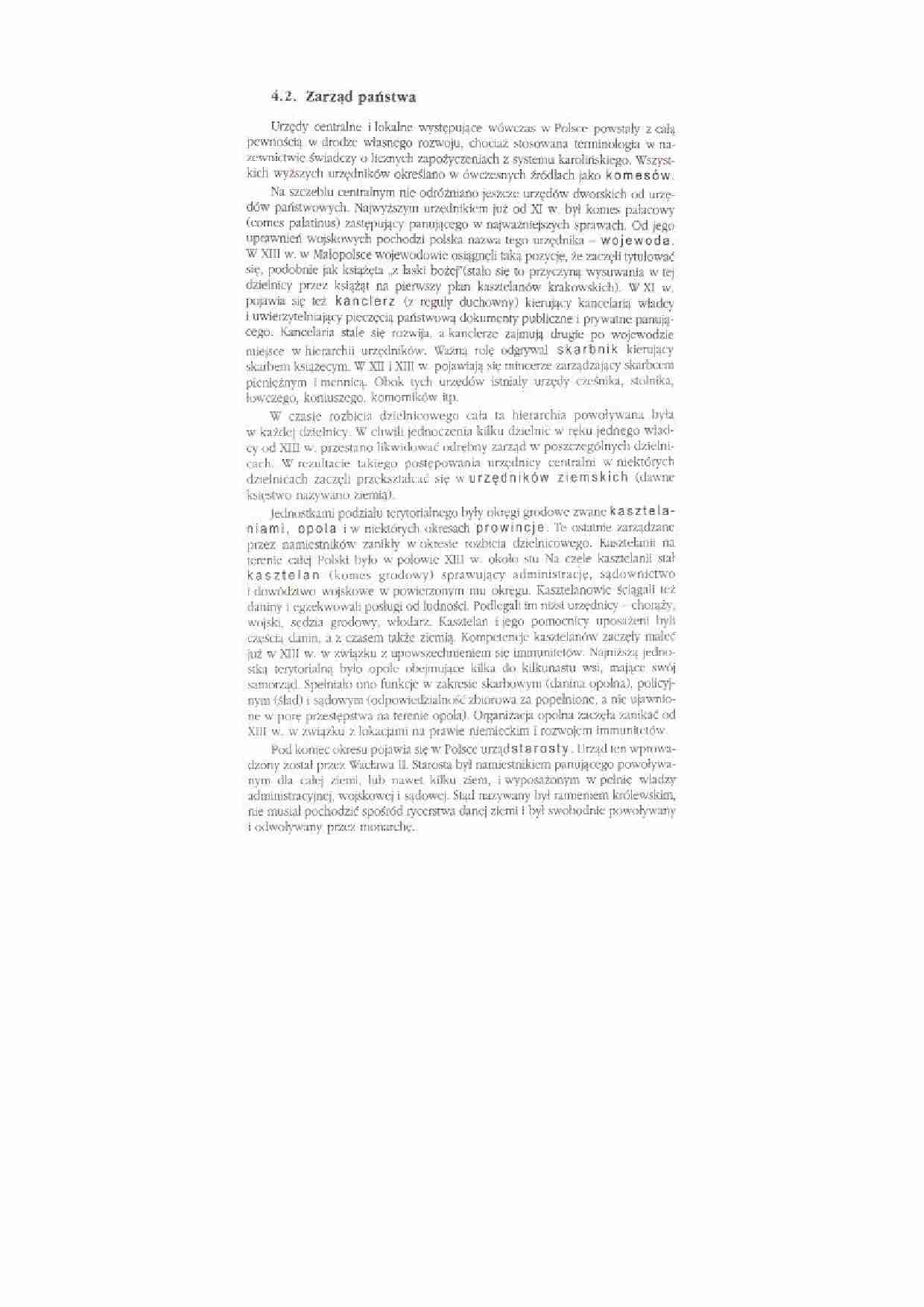 Polska przedrozbiorowa - zarząd państwa - strona 1