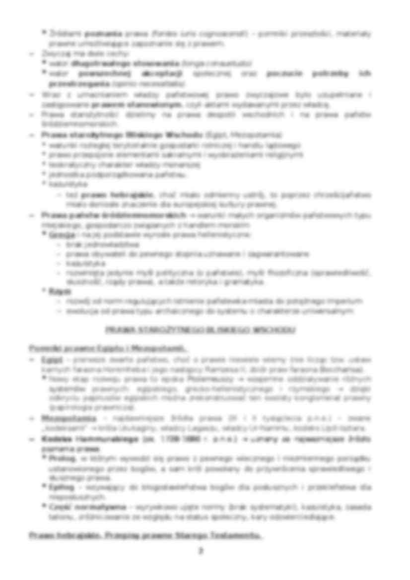 Prawo w starożytności - Prawo prymitywne - strona 2