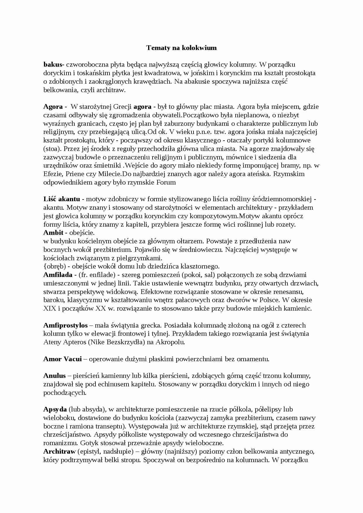 Materiały do kolokwium  - strona 1