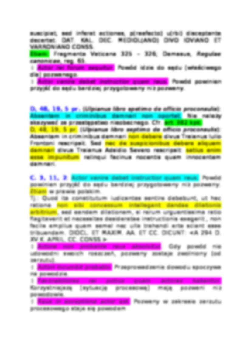 Sentencje prawa procesowego - strona 2