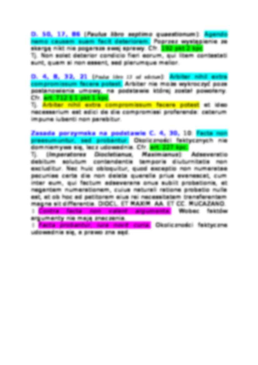 Sentencje prawa procesowego - strona 3