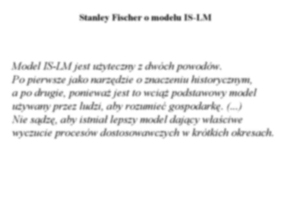 Model równowagi IS-LM - strona 2