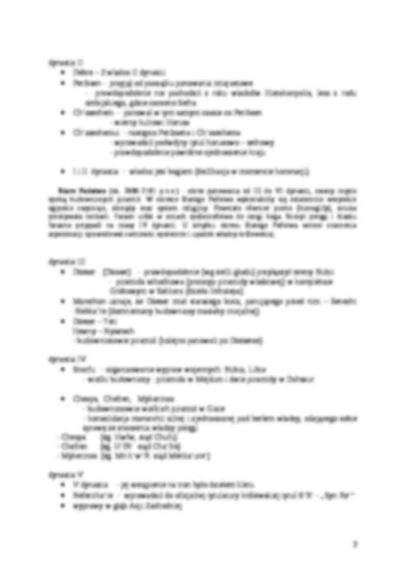 Chronologia Egiptu - strona 2