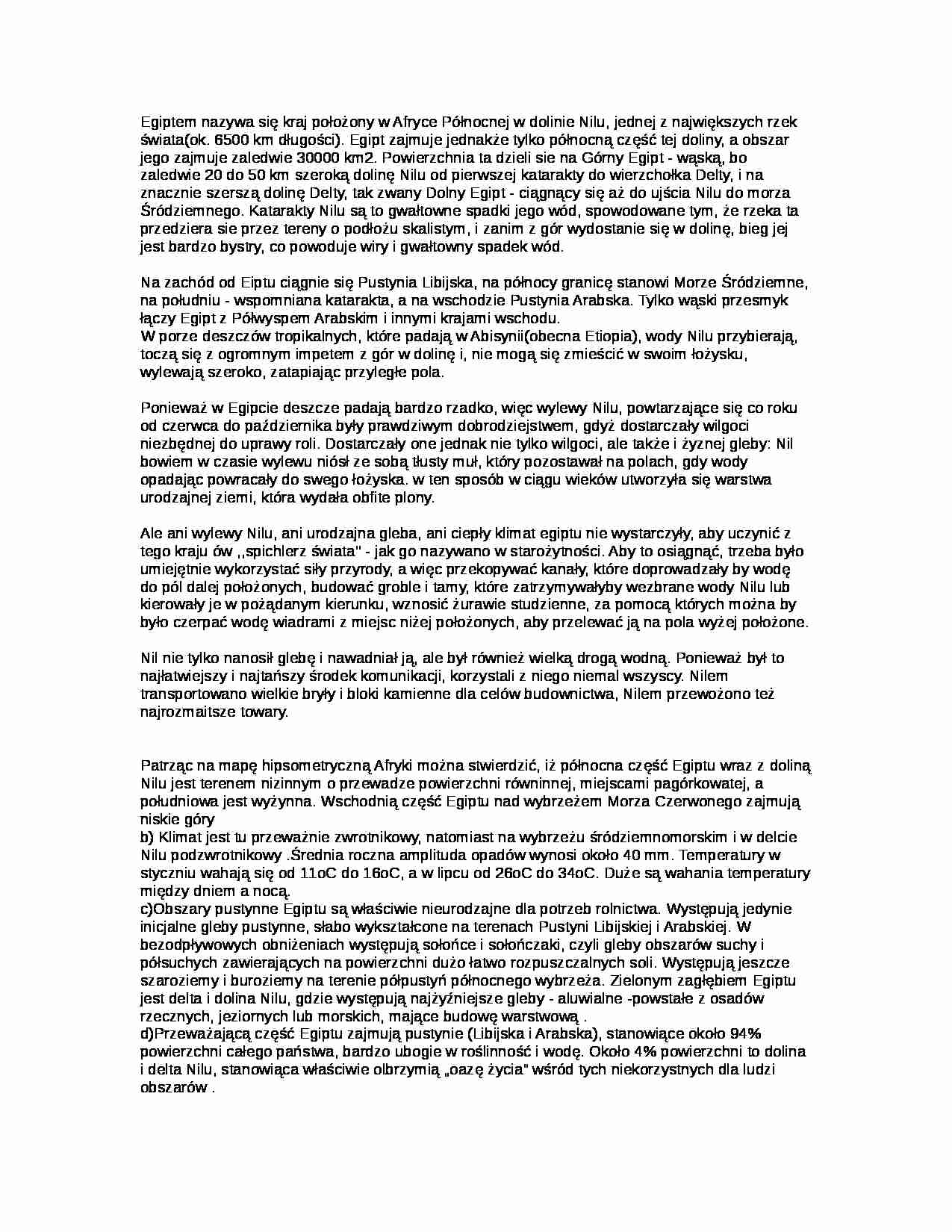 Egipt - omówienie - strona 1