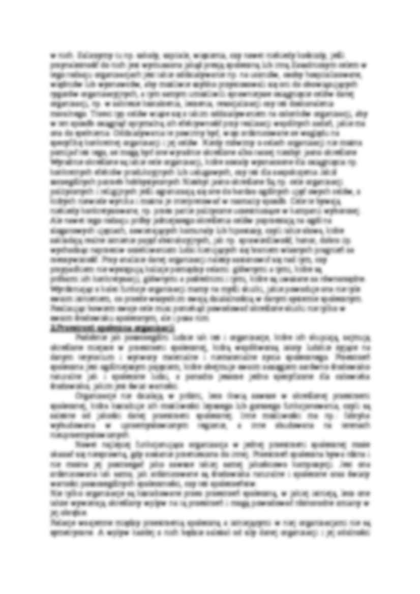 socjologia organizacji- opracowania - strona 2