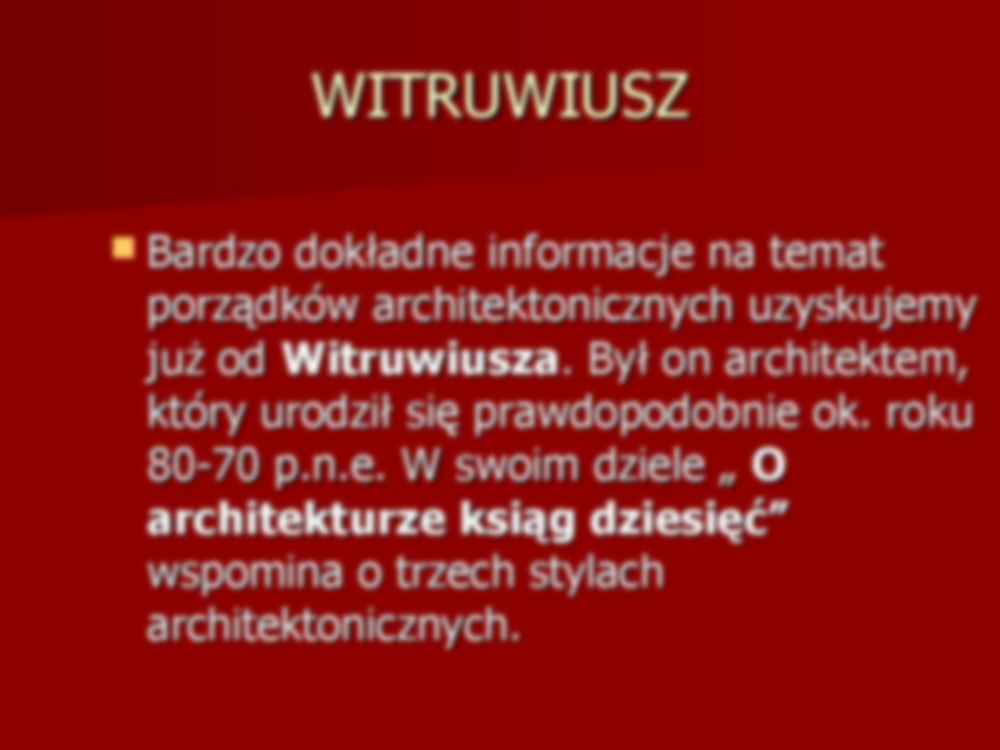 Porządki achitektoniczne - strona 2