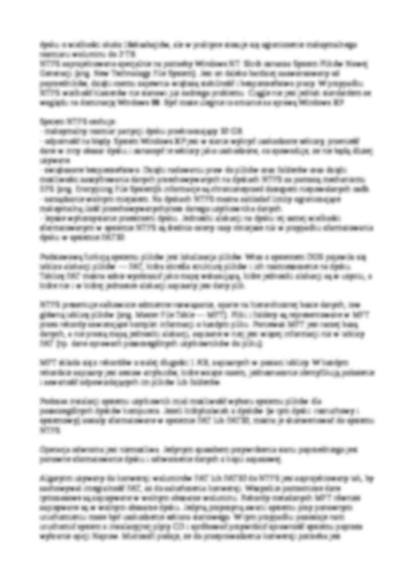 System plików FAT i NTFS - strona 2