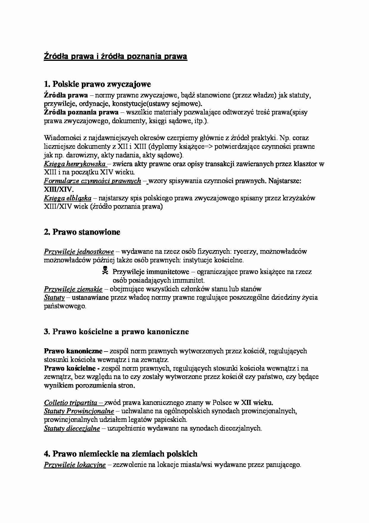 Źródła prawa i źródła poznania prawa - strona 1