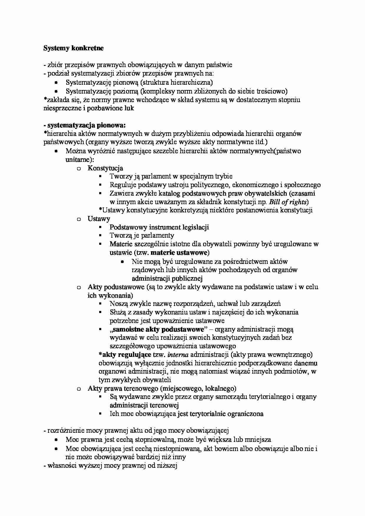 Wstęp do prawoznastwa - wykład 3 - strona 1