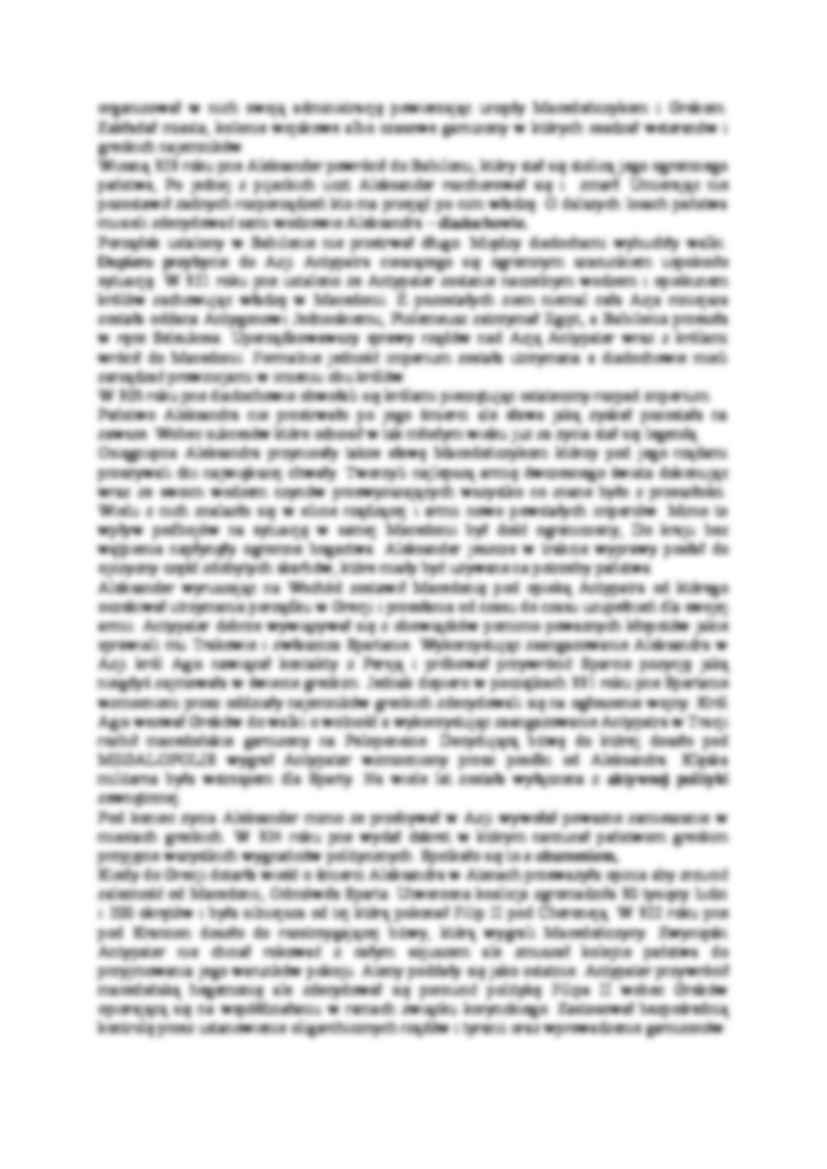 Aleksander Wielki i narodziny świata hellenistycznego - strona 2
