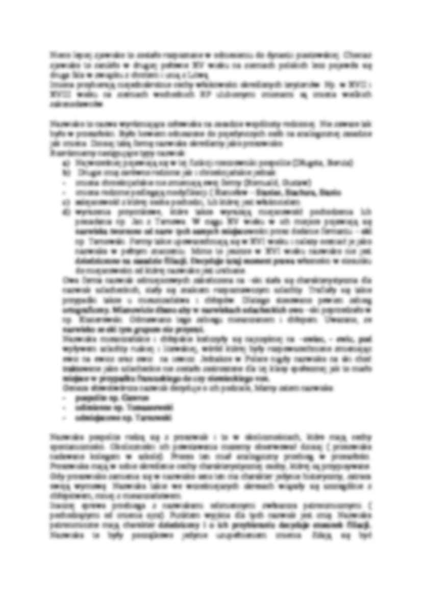 Nauki pomocnicze historii - Antroponomastyka historyczna - strona 2