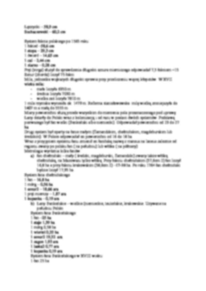 Polskie systemy metrologiczne - strona 2