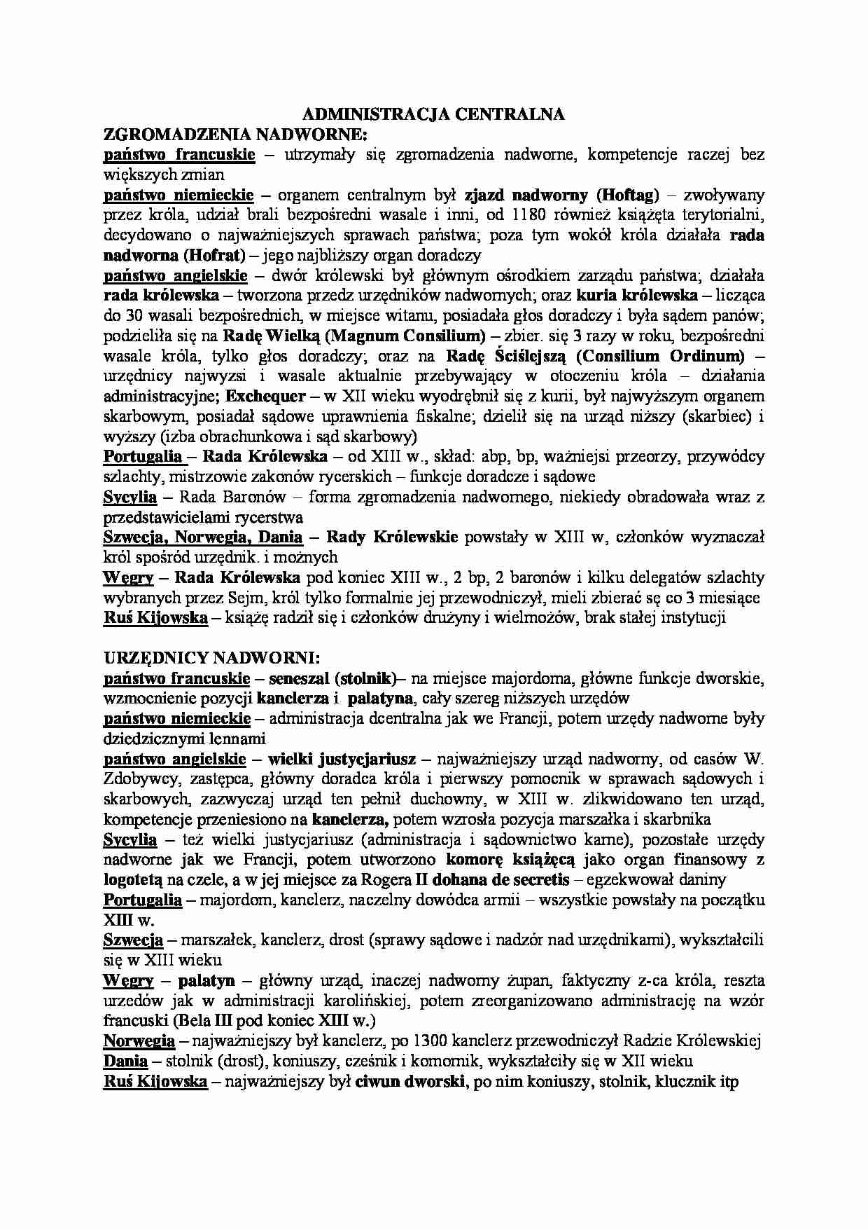 Jednolita monarchia feudalna - strona 1