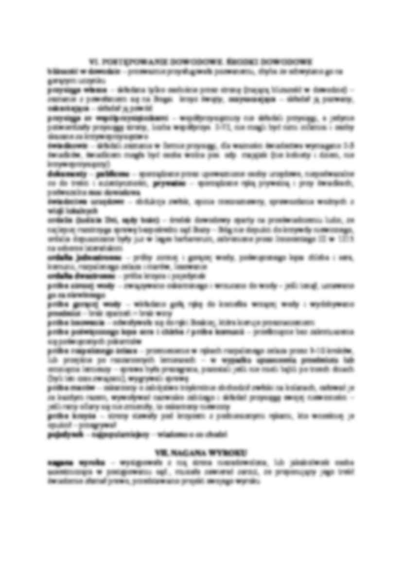 Historia państwa i prawa - proces zwyczajny - strona 2