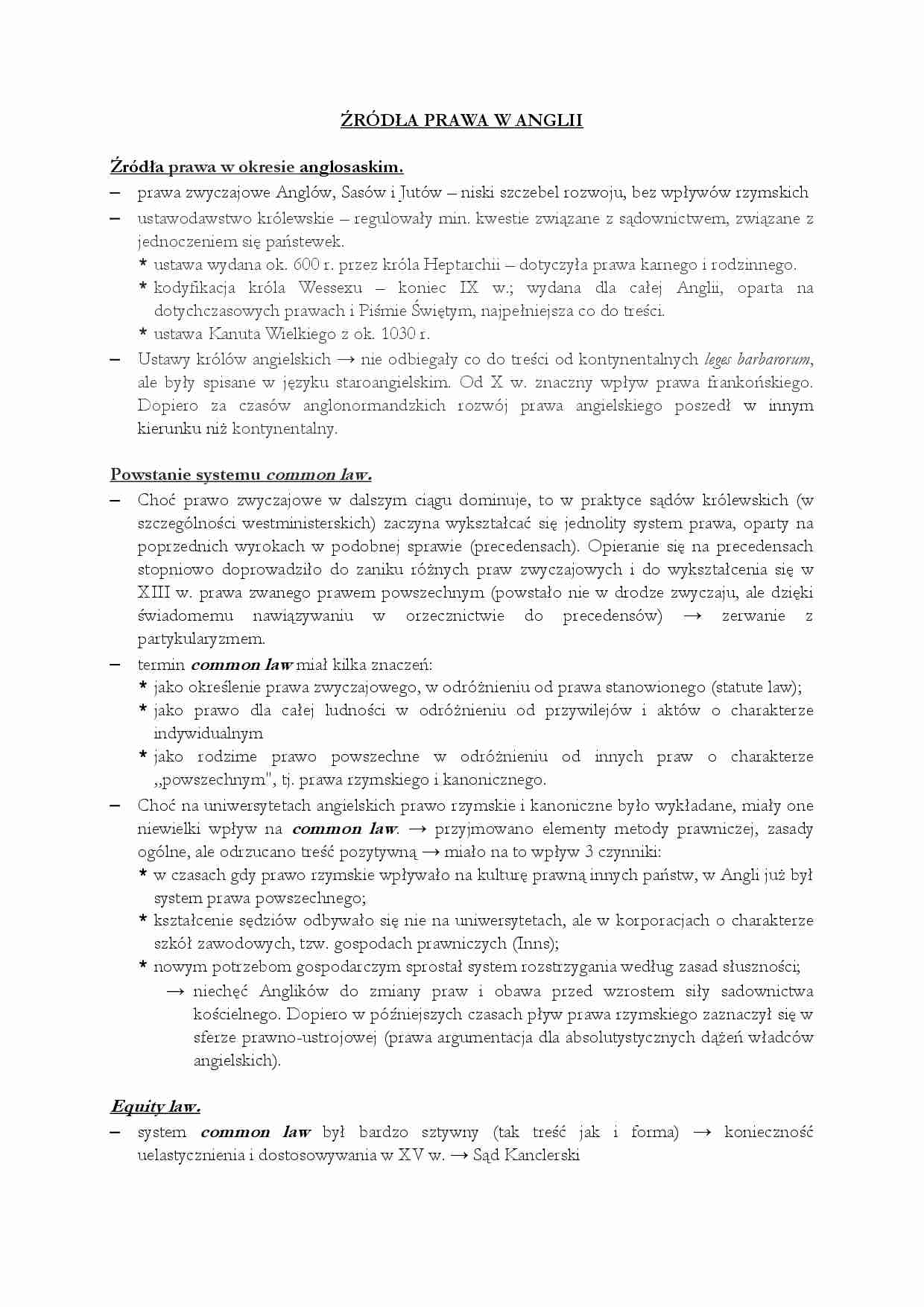 Historia państwa i prawa - wykład 3 - strona 1