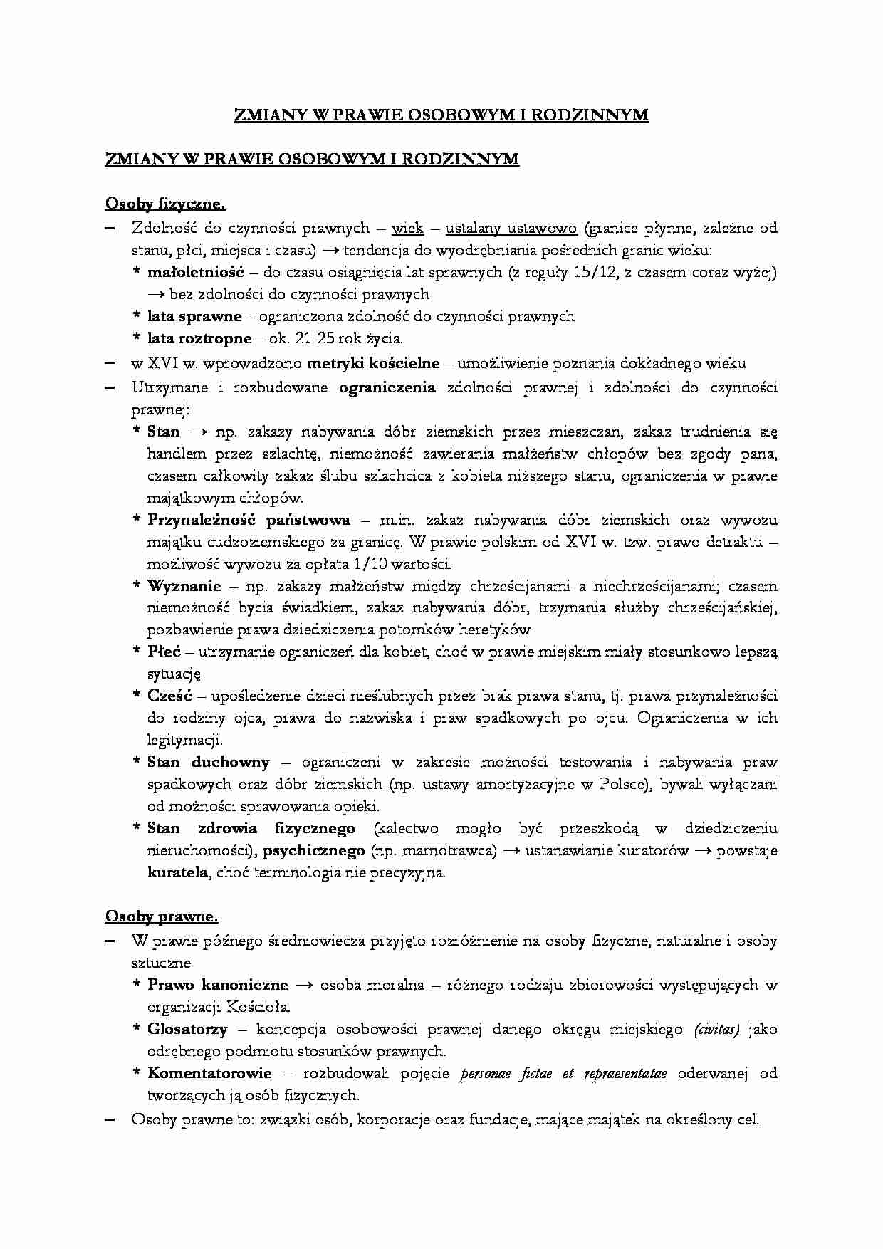 Historia państwa i prawa - wykład 5 - strona 1