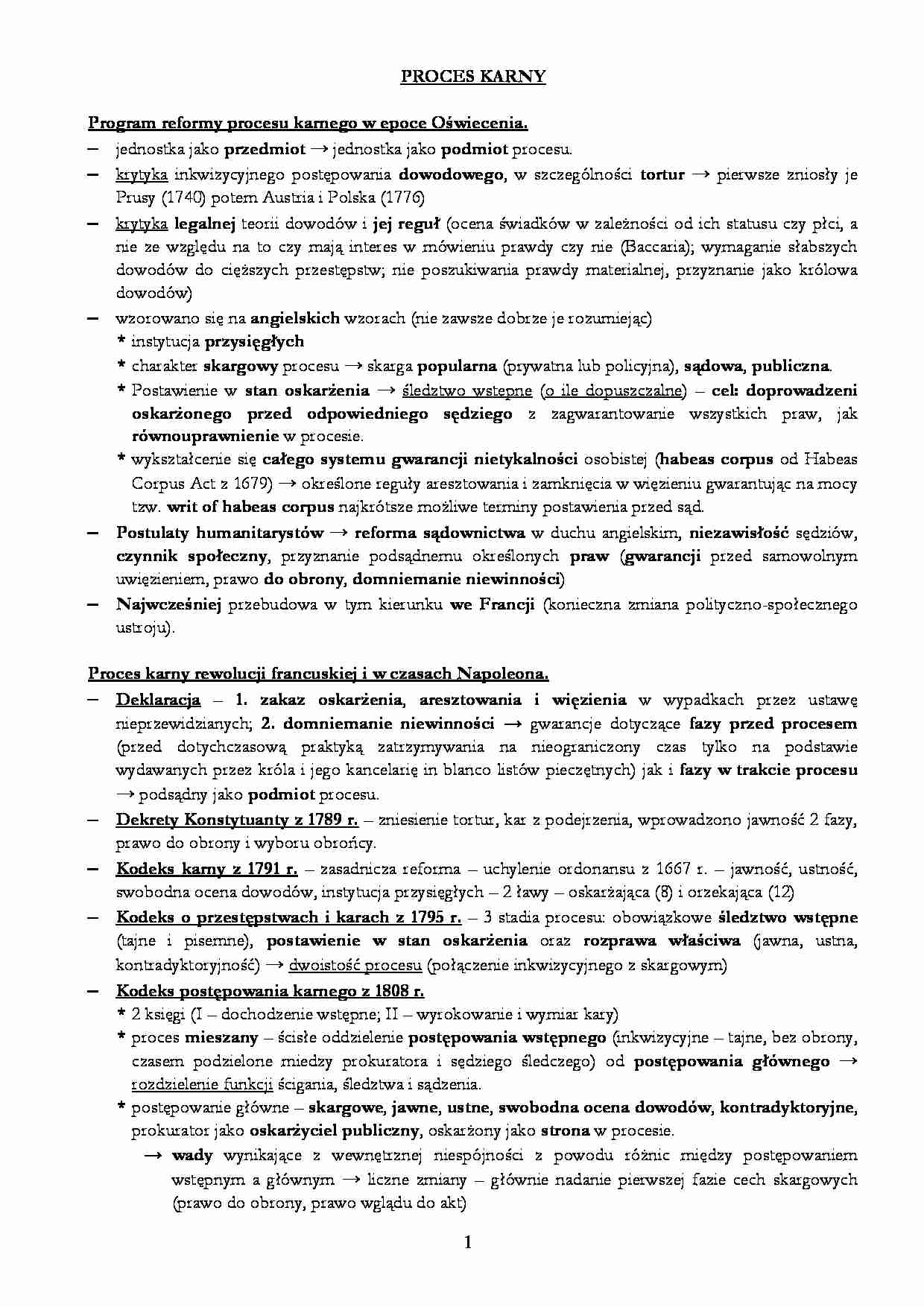 Historia państwa i prawa - wykład 13 - strona 1