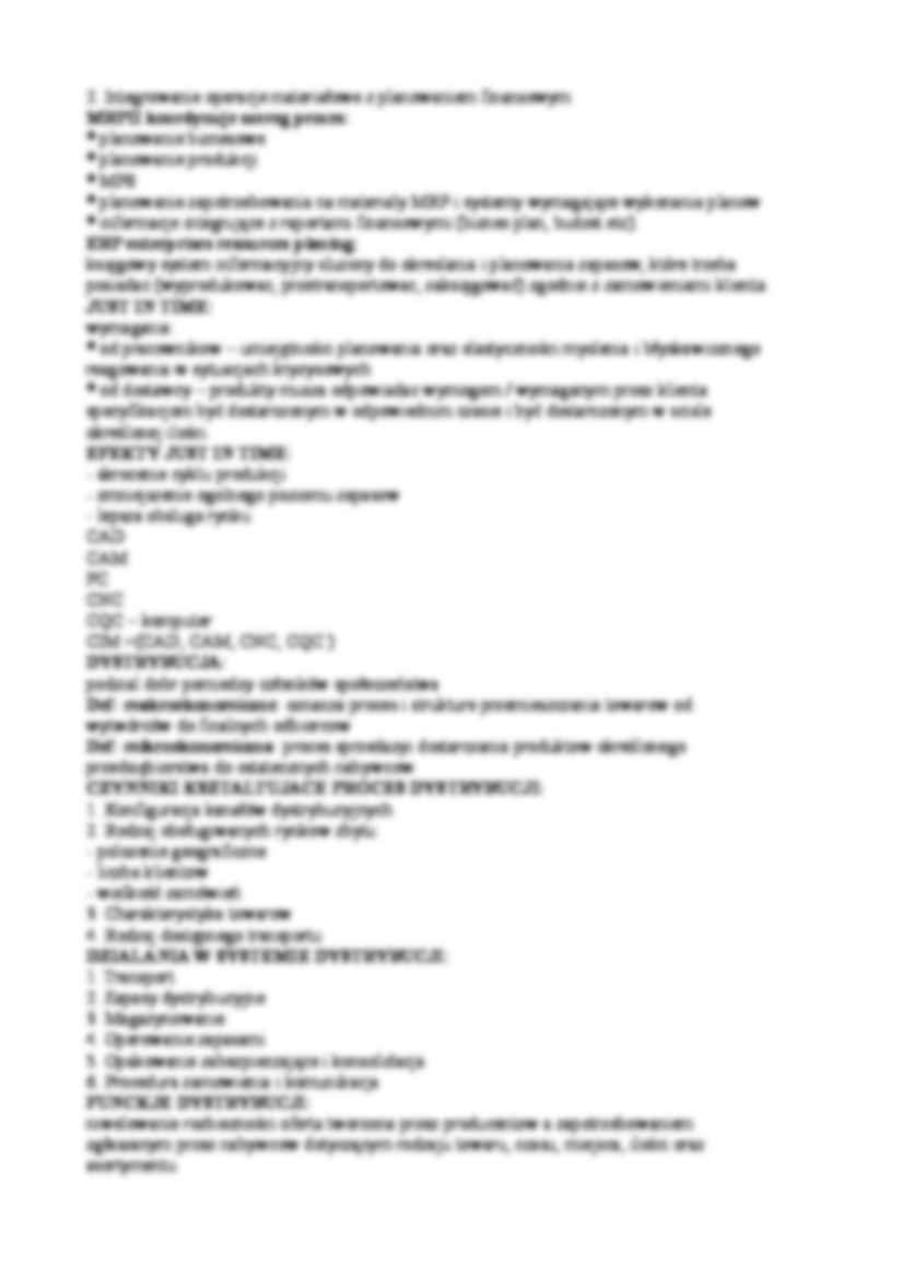 Strategie w logistyce - opracowanie  - strona 3