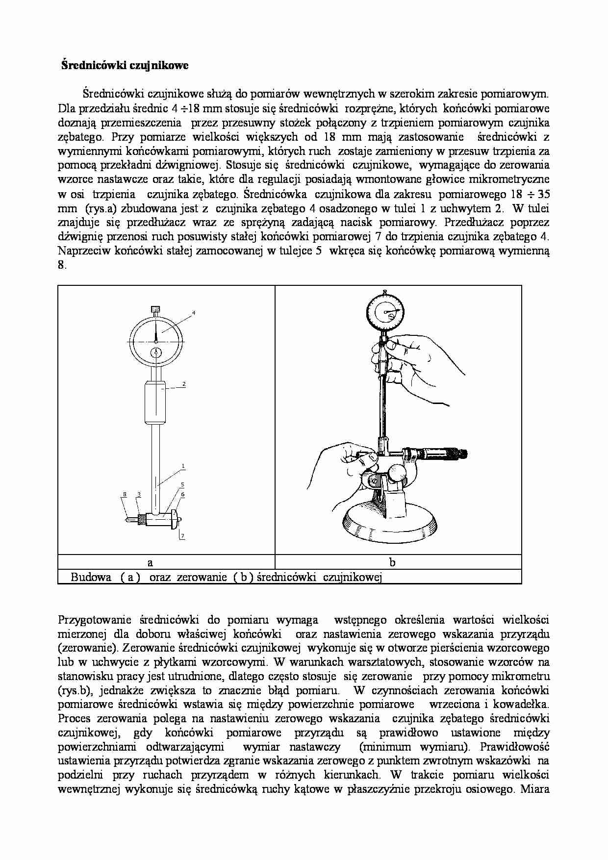 Średnicówki czujnikowe - strona 1