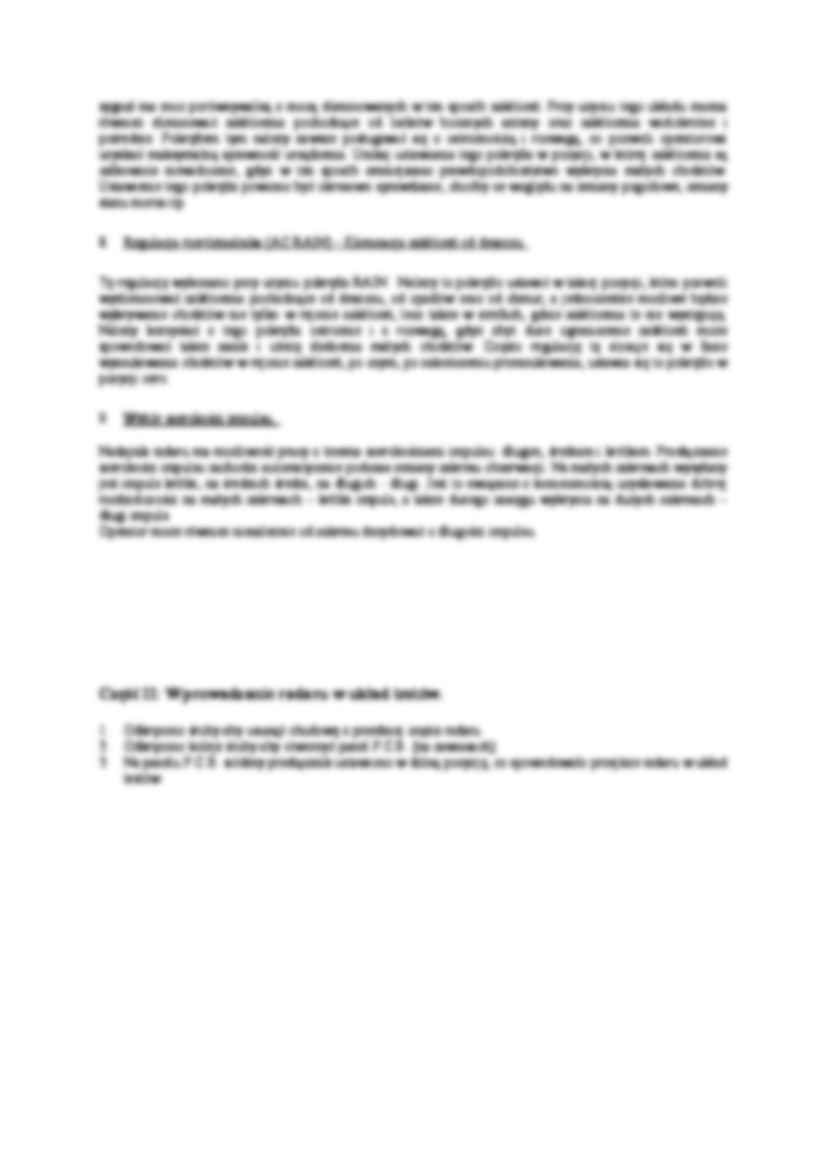 Sprawozdanie z diagnostyki radaru - strona 3