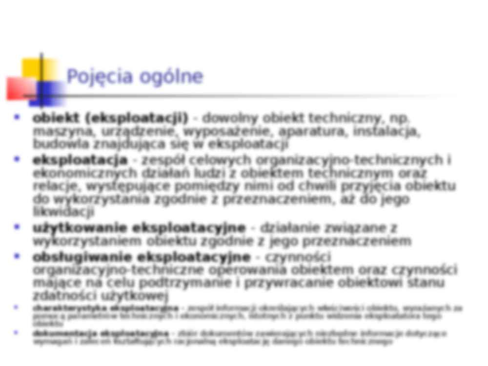 Teoria eksploatacji-terminologia - strona 2