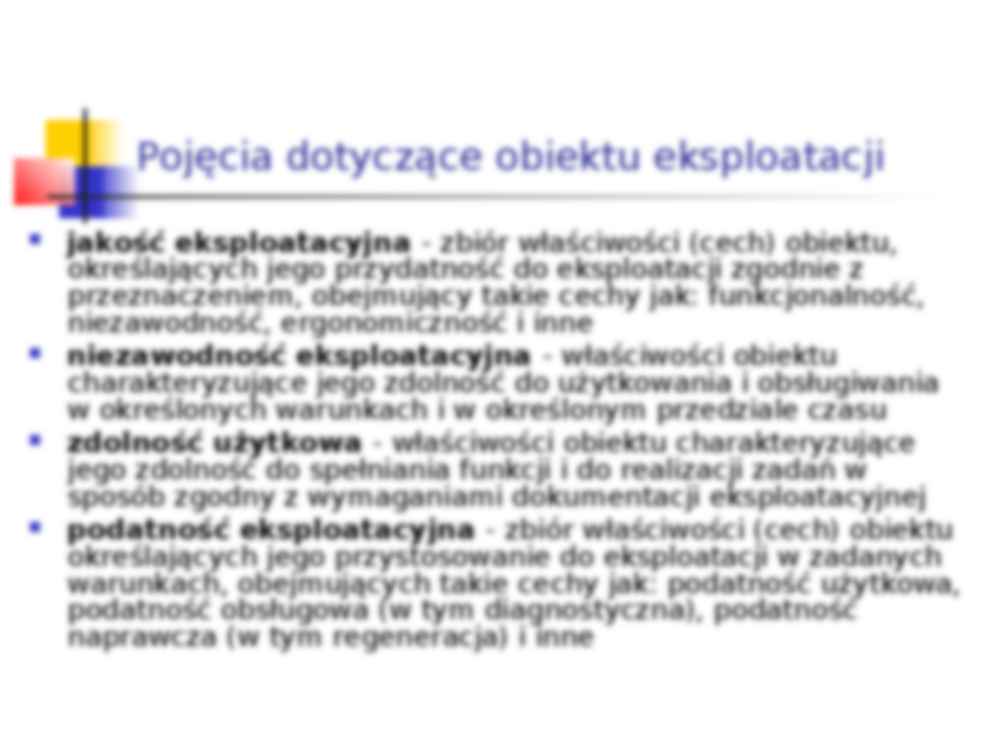 Teoria eksploatacji-terminologia - strona 3