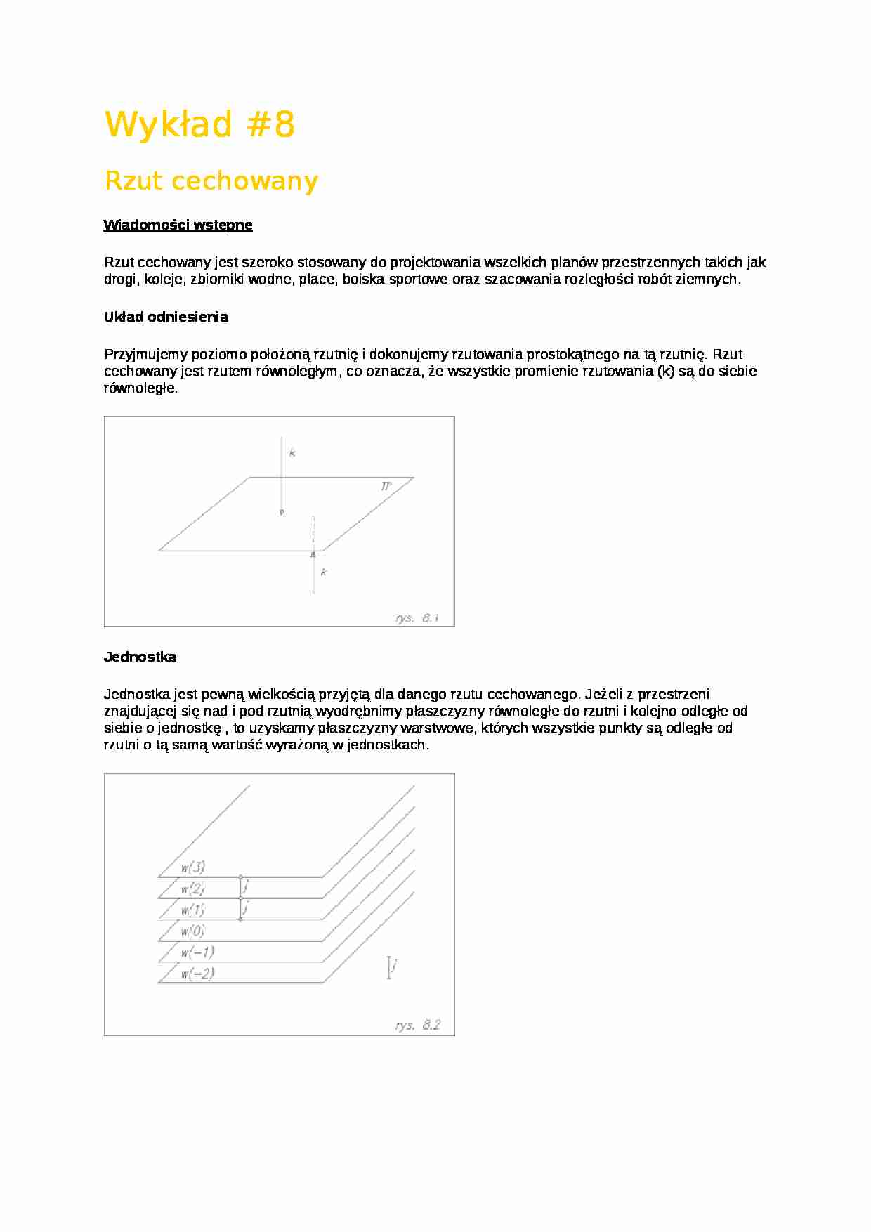 Rzut cechowany-wykład - strona 1