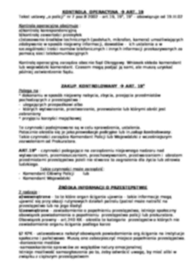 Kryminalistyka  - materiały, prawo - strona 3