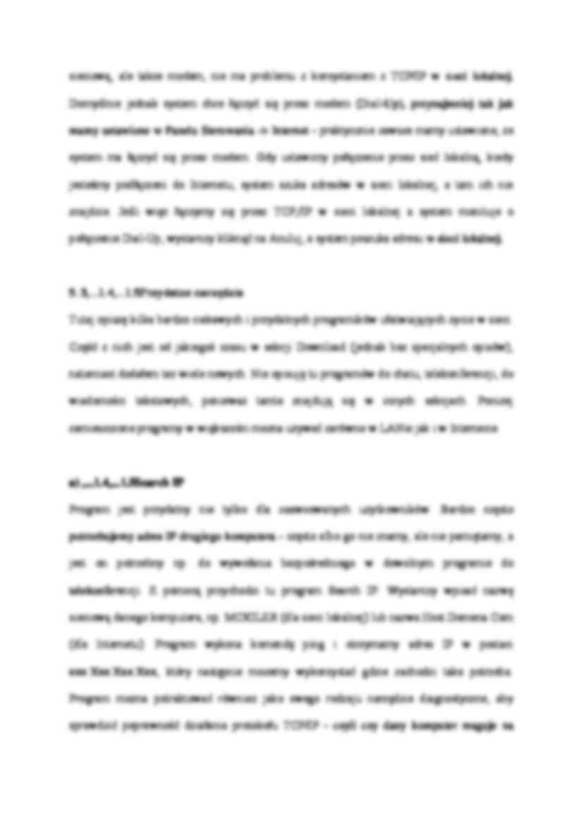 Maska Podsieci - Adres IP  - strona 2