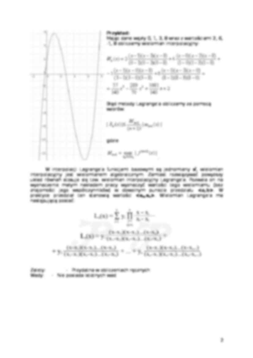 Interpolacja-sprawozdanie - strona 2