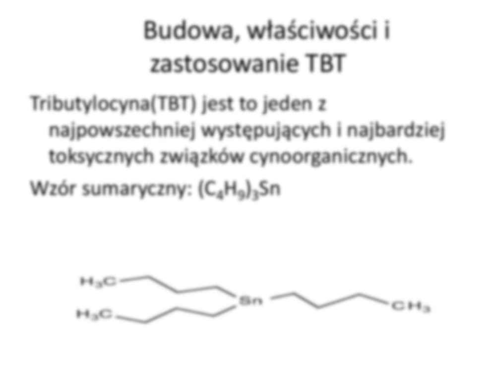 Narażenie na tributylocyne (TBT) - strona 2