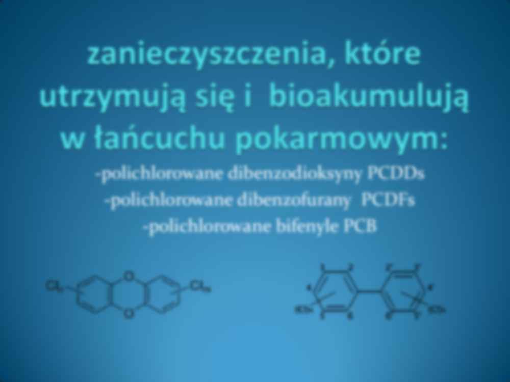 Poziom pCdD PCDFs i pcb w jadalnych gatunkach morskich spożywanych przez człowieka - strona 2