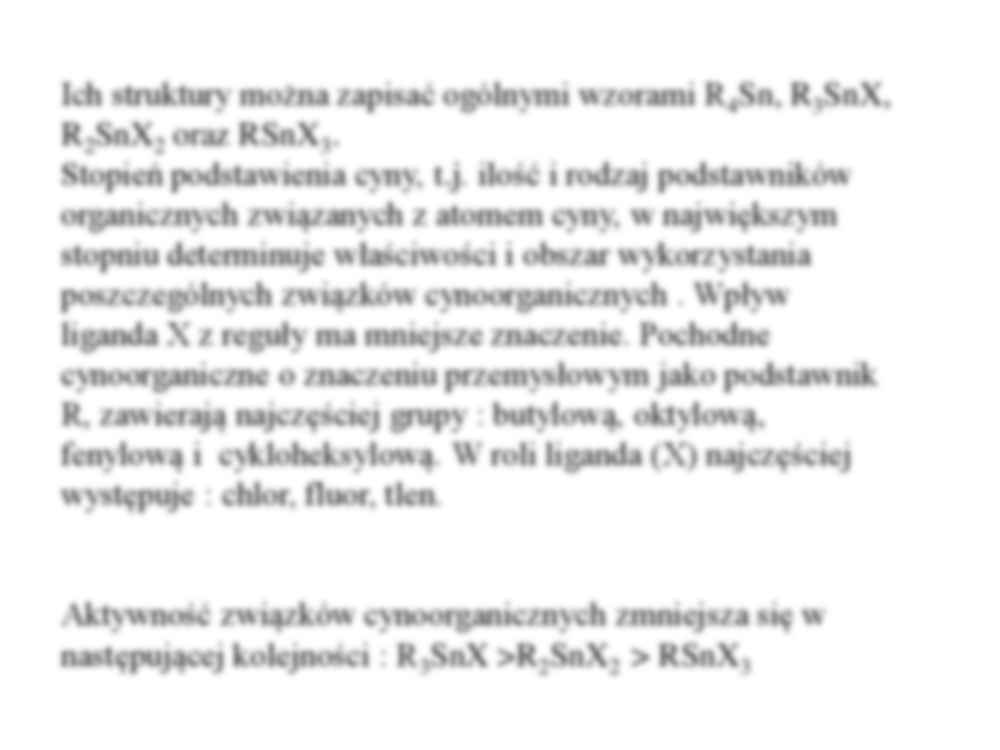 Związki cynoorganiczne - strona 2