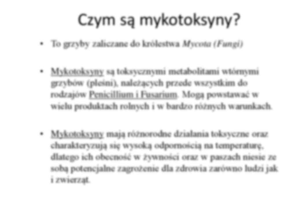 Wnikanie wyselekcjonowanych modeli mykotoksyn przez ludzka skórę - strona 2