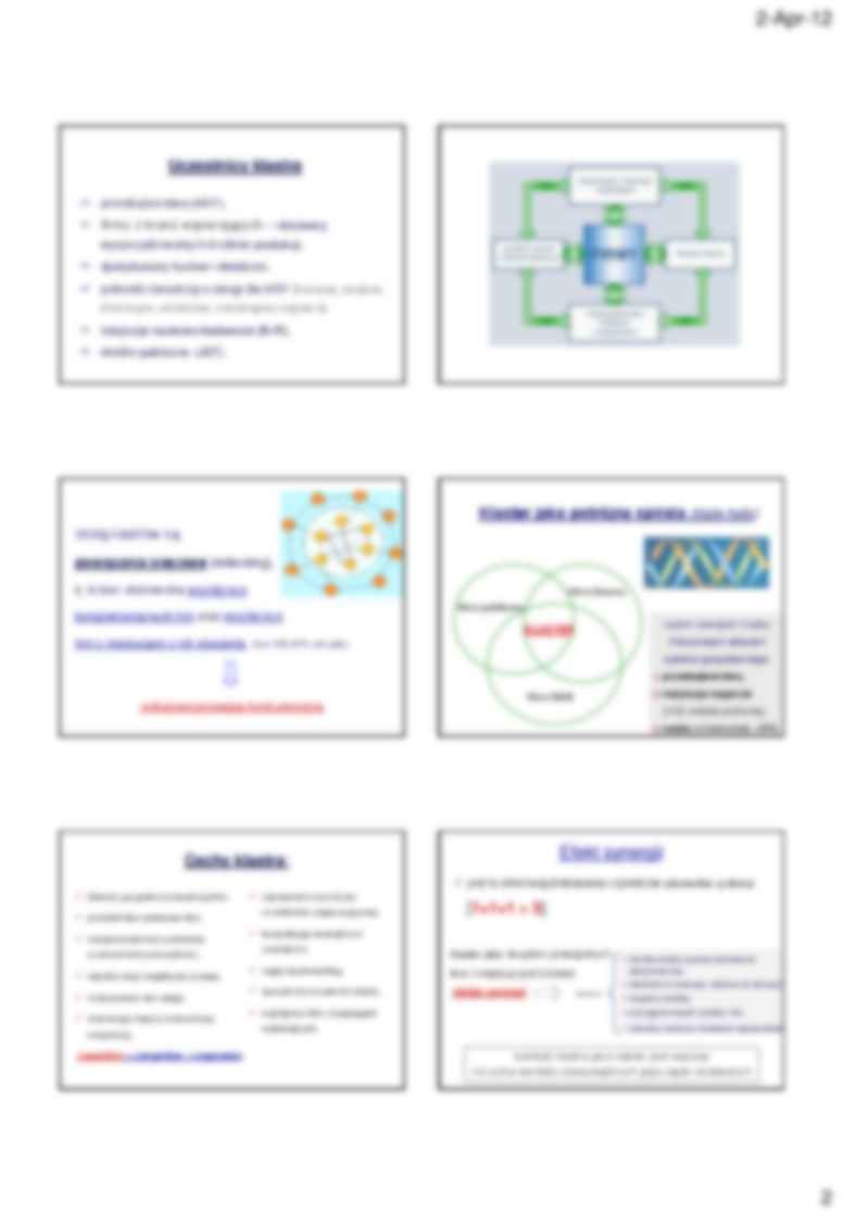 Klaster jako czynnik konkurencyjności regionów - wykład z gospodarki regionalnej - strona 2
