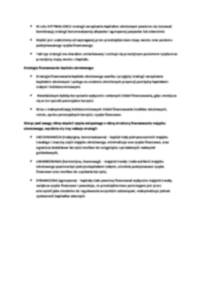 Wykład 2: Zarządzanie Kapitałem obrotowym - strona 2