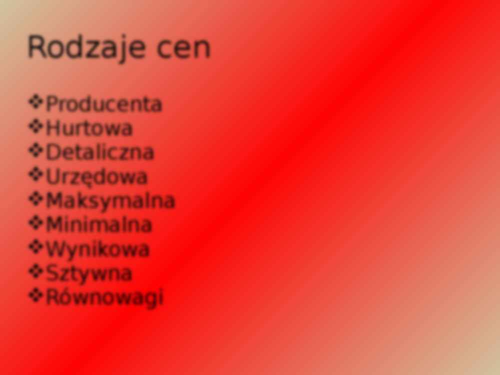 Cena w marketingu mix - wykład z marketingu - strona 3