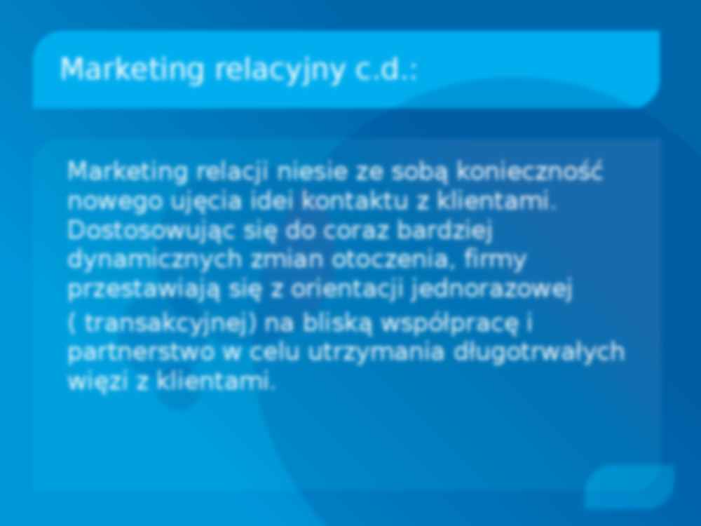 Programy lojalnościowe - prezentacja na ćwiczenia z podstaw marketingu - strona 3