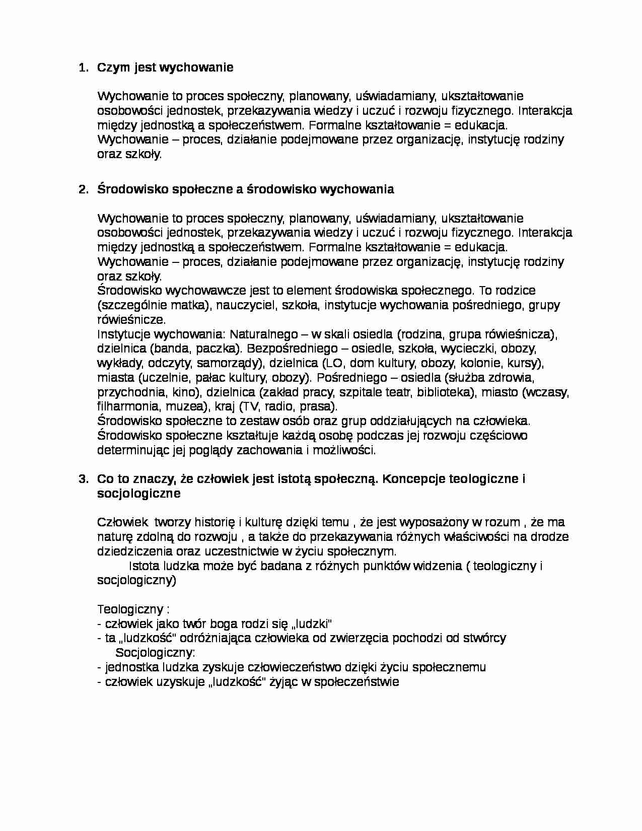 Wychowanie-czym jest - strona 1