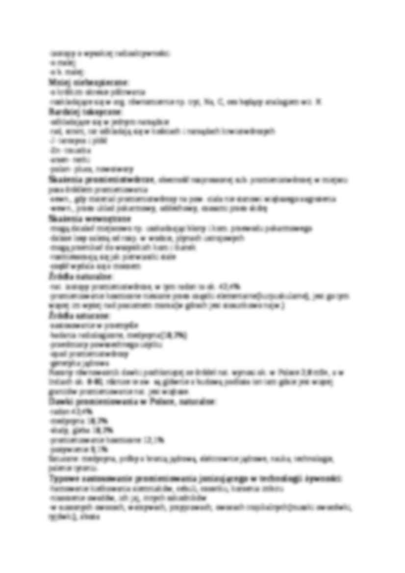 Narażenie na promieniowanie jonizujące - strona 2